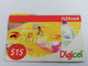 BARBADOS   $15   DIGI CEL FLEXCARD 01-12-2004    Prepaid Fine Used Card  **9641** - Barbados