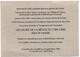 CARTON D' INVITATION Au Vernissage De L'Exposition " LES MURS DE LA REVOLTE 1789 -1989 " - - Documentos