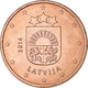 Lettonie, 5 Euro Cent, 2014, Stuttgart, TTB, Cuivre Plaqué Acier, KM:152 - Letonia