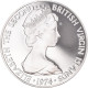 Monnaie, Îles Vierges Britanniques, Elizabeth II, Dollar, 1974, Franklin Mint - Isole Vergini Britanniche