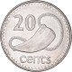 Monnaie, Fidji, Elizabeth II, 20 Cents, 1997, TTB+, Nickel Plaqué Acier, KM:53a - Fiji