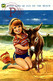 TAYLOR ILLUSTRATION. HAVING LOTS OF FUN ON THE BEACH. SEASIDE COMIC BAMFORTH & CO CHILDRENS BURROS DONKEYS ÂNES - Taylor