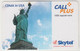 MONGOLIA - CDMA In Usa (Statue Of Liberty), Skytel Prepaid Card, 1000 MT, Exp.date 07/07/07, Used - Mongolie