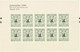 Denmark; Christmas Seals 1904-1906; Reprint/Newprint Small Sheet With 10 Stanps.  MNH(**), Not Folded. - Essais & Réimpressions