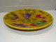 Delcampe - *ANCIEN PLAT BARBOTINE ROND SARREGUEMINES DECOR DE FRUITS COLLECTION Table  E - Sarreguemines (FRA)