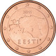 Estonie, 5 Euro Cent, 2011, Vantaa, TTB, Cuivre Plaqué Acier, KM:63 - Estonie