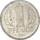 Monnaie, République Démocratique Allemande, Pfennig, 1987 - 1 Pfennig