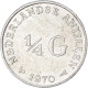 Monnaie, Antilles Néerlandaises, Juliana, 1/4 Gulden, 1970, Utrecht, TTB+ - Netherland Antilles