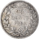 Monnaie, Pays-Bas, Wilhelmina I, 25 Cents, 1904, Utrecht, TB+, Argent, KM:120.2 - 25 Centavos