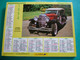 Calendrier 1994 Cartier Bresson Voiture LAGONDA M45R,  DUESENBERG Model J  Almanach Facteur PTT POSTE Département Sarthe - Grand Format : 1991-00