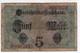 71 - ALLEMAGNE - 5 Mark 01.08.1917 - 5 Mark