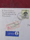 Poland 2000 Registered Cover To England - Zodiac Motorcycle Bow Sagittarius Taurus - Storia Postale