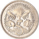 Monnaie, Australie, 5 Cents, 1980 - 5 Cents