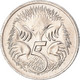 Monnaie, Australie, 5 Cents, 1975 - 5 Cents