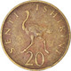 Monnaie, Tanzanie, 20 Senti, 1970 - Tanzania