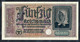 GERMANY 50 REICHSMARK BANKNOTE 1940-1945 P-R140 - 50 Reichsmark