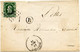 BELGIQUE - N°30 OBLITERE LOSANGE DE POINTS 336 + TAD SOIGNIES + BOITE RURALE R D'HORNUES, 1871 - 1869-1883 Leopold II