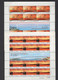 Turkey/Turquie 2012 - Joint Issue China/Turkey -Taizhou River Highway Bridge & Istanbul Bosporus Bridge  - 2 Full Sheets - Lettres & Documents