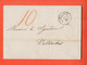 ZPT-39 Pré-philatélie Enveloppe Cachet Moudon 7 Septembre 1855 Pour Vallorbe - 1843-1852 Kantonalmarken Und Bundesmarken