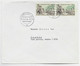 LUXEMBOURG 2FR50X2 VITICULTURE LETTRE COVER LUXEMBOURG VILLE 29.5.1961 TO GENEVE SUISSE - Cartas & Documentos