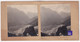 Vue Argentière & Col Des Montets Depuis Moraine Du Glacier - Chamonix Mont-Blanc Photo Stéréoscopique 1919 Alpes C7-4 - Stereoscopic