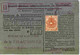 1945 TIMBRE Sur Carte Membre OFFICE INTERPRO De DISTRIBUTION (MANCHE 50) - Cartas & Documentos