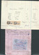 Delcampe - Sur Feuille De Cahier Début De Collection De Timbres Fiscaux ( 145 Pieces) + DOCUMENTS - Lp322 - Altri & Non Classificati