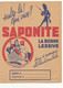 PR 221 /  PROTEGE CAHIER  - SAPONITE LA BONNE LESSIVE  (24,00 Cm X 18,00 Cm ) - Protège-cahiers