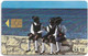 Turks & Caicos - C&W (Chip) - Three Girls (Without Logo Above Chip), Gem5 Red, 2000, 10$, Used - Turks & Caicos (Islands)