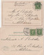 Sweden 2 Cards With 5 O Stamps, Both GOETEBORG To ATHENS/Greece - Other & Unclassified