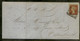 UK -1854 1d RED-BROWN SCOTTISH Numbered City Between Bars From EDINBURGH - Briefe U. Dokumente