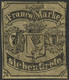 Bremen 1860 Sc 3a Mi 3b Yt 3 Used Light Box Cancel Thin Paper - Bremen