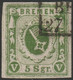 Bremen 1859 Sc 4a Mi 4c Yt 4b Used Chalky Paper Bremen Box Cancel Tiny Edge Thins - Bremen