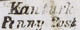 Ireland Cork 1844 Italic "Kanturk/Penny Post" On Unpaid Cover To The EIC In London Re Private John Ryan - Prefilatelia