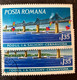 Romania 1972 # Mi 3031- 3033 Danube Bridges, Printed With Multiple Errors, Color ,offset Printing - Variétés Et Curiosités