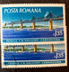 Delcampe - Romania 1972 # Mi 3031- 3033 Danube Bridges, Printed With Multiple Errors, Color ,offset Printing - Abarten Und Kuriositäten