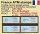 France ATM Stamps C001.75505 Michel 6.8 Zd Series ZS2 Neuf / MNH / Crouzet LSA Distributeurs Automatenmarken Frama Lisa - 1985 « Carrier » Papier