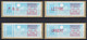 France ATM Stamps C001.75505 Michel 6.8 Zd Series ZS2 Neuf / MNH / Crouzet LSA Distributeurs Automatenmarken Frama Lisa - 1985 « Carrier » Papier