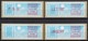 France ATM Stamps C001.75508 Michel 6.9 Zd Series ZS2 Neuf / MNH / Crouzet LSA Distributeurs Automatenmarken Frama Lisa - 1985 « Carrier » Paper