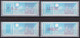 France ATM Stamps C001.75513 Michel 6.10 Xd Series ZS2 Neuf / MNH / Crouzet LSA Distributeurs Automatenmarken Frama Lisa - 1985 Papier « Carrier »
