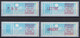 France ATM Stamps C001.75900 Michel 6.16 Xd Series ZS2 Neuf / MNH / Crouzet LSA Distributeurs Automatenmarken Frama Lisa - 1985 « Carrier » Paper