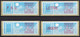 France ATM Stamps C007.75628 Michel 6.19 Zd Series ZS1 MNH / Crouzet LSA Distributeurs Automatenmarken Frama Lisa - 1985 Papier « Carrier »