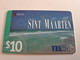 St MAARTEN $10,-  PREPAID /  ST MAARTEN TEL EM Beach Itelsa  **9685** - Antilles (Netherlands)