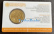 COIN CARD (50 Cent) VATICANO 2022 STEMMA FRANCESCO Coincard COAT OF ARMS POPE FRANCIS Bu Vatican VATIKAN New Design N°13 - Vaticano (Ciudad Del)