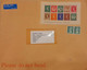 UK GB GREAT BRITAIN 2009 QE REGISTERED COVER Postally Travelled To INDIA - FRANKED With MS & 2 STAMPS - Cartas & Documentos