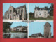 CPSM Grand Format - Villaines La Juhel  -(53. Mayenne) - L'église - L'étang Du Petit Moulin - Le Château Du Coudray .... - Villaines La Juhel