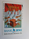 INDONESIA MAGNETIC/TAMURA  60  UNITS /  BANK  BNI       MAGNETIC   CARD    **9786** - Indonesien