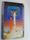 INDONESIA MAGNETIC/TAMURA  400  UNITS /  ROCKET LAUNCHING /SPACE          MAGNETIC   CARD    **9829** - Indonesië