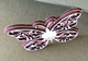 Wooden Butterfly Shaped Fridge Magnet Souvenir From Northern Cyprus Kibris - Animals & Fauna