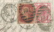 GB 1874, QV 3d Pl.15 (AF) And 1d Pl.145 (CJ) On Very Fine Late-Fee-Cover (red L1) To Leipzig (SG 143/4 +43/4) - Briefe U. Dokumente